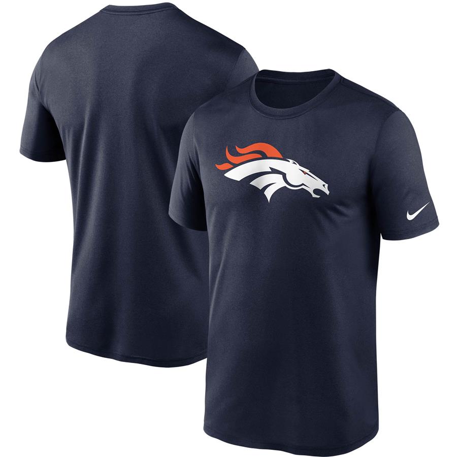 Denver Broncos Nike Logo Essential Legend Performance T-Shirt - Navy