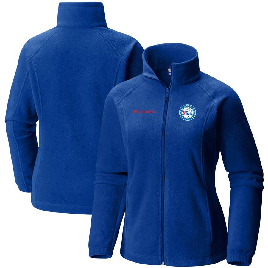 Philadelphia 76ers Columbia Women's Benton Springs Full-Zip Jacket - Royal