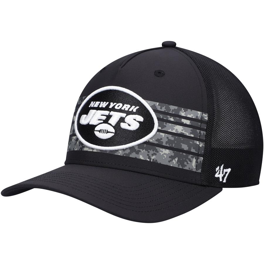 New York Jets '47 Gaven MVP Trucker Snapback Hat - Black