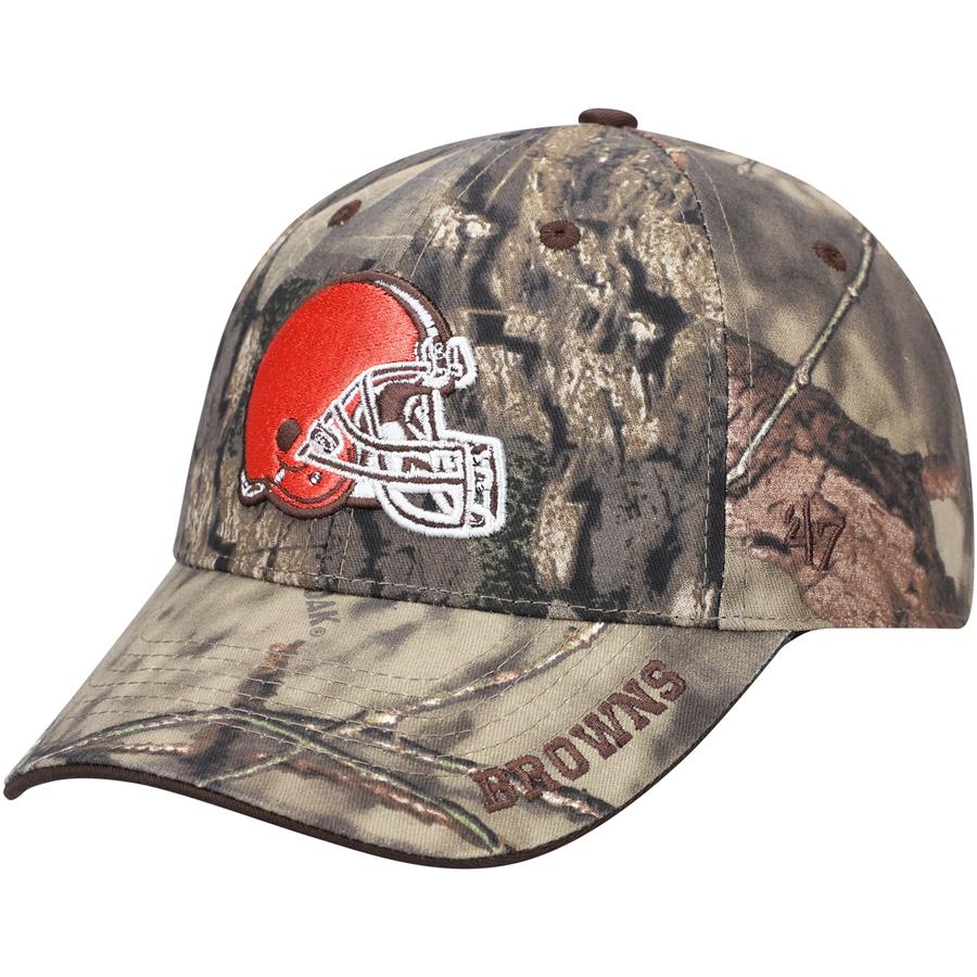 Cleveland Browns '47 Frost MVP Adjustable Hat - Mossy Oak Camo