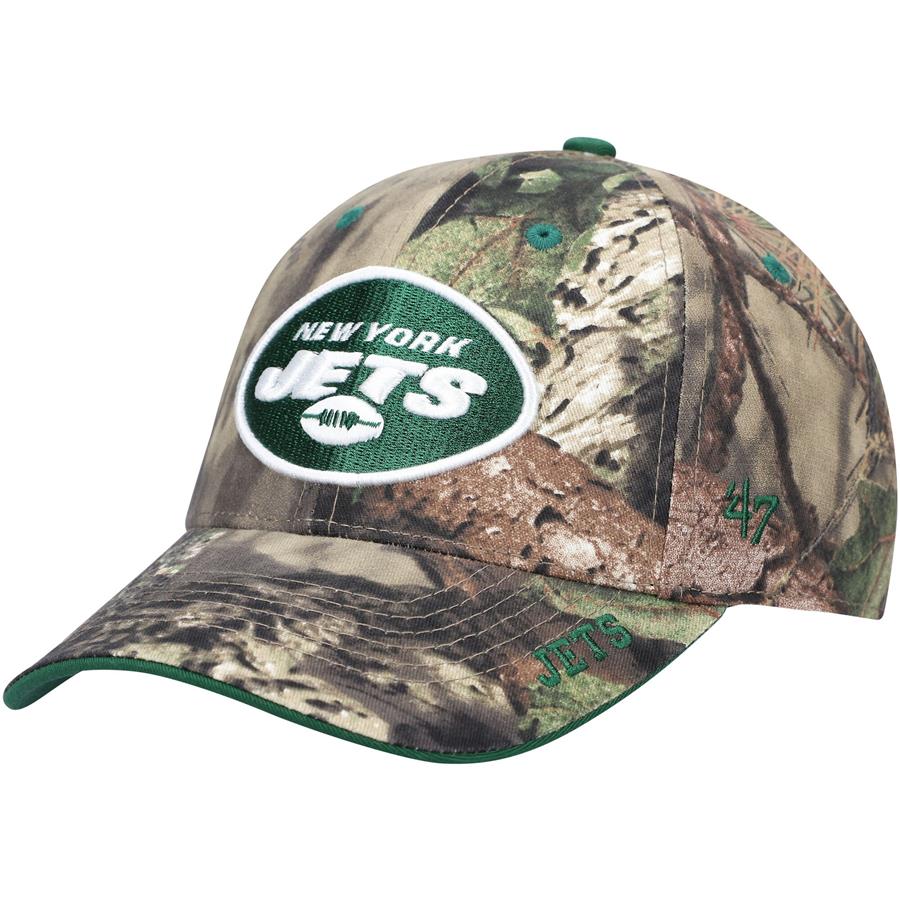 New York Jets '47 Frost MVP Adjustable Hat - Mossy Oak Camo