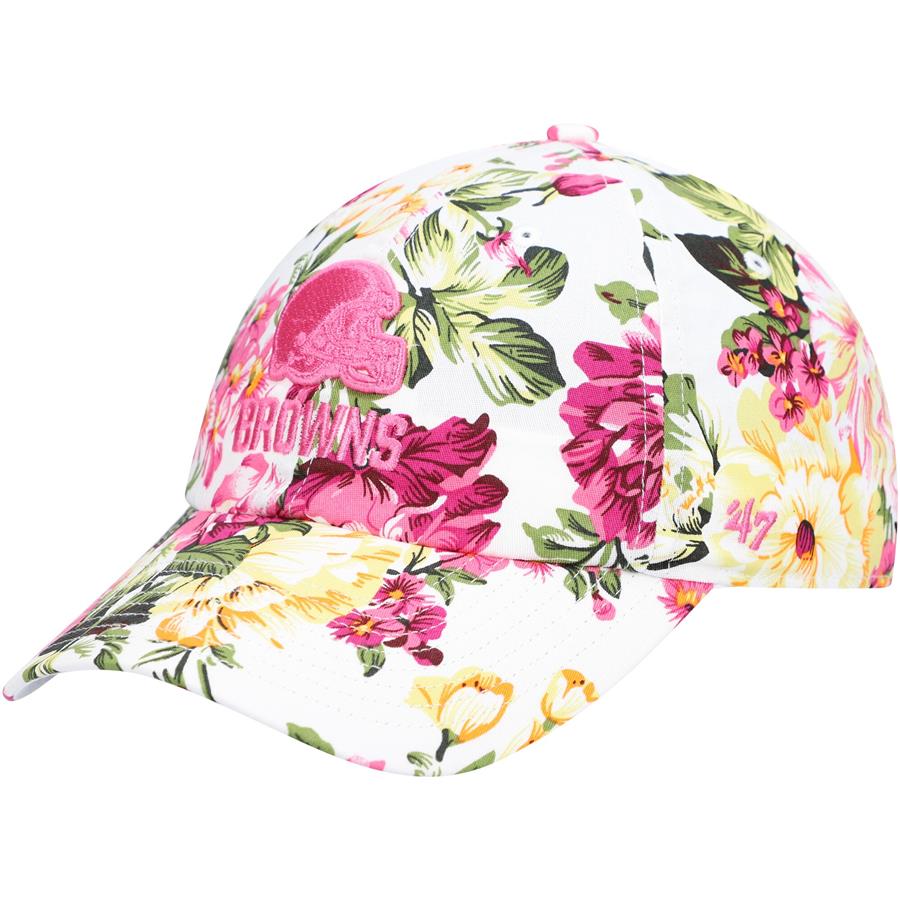 Cleveland Browns '47 Women's Rosalynn Clean Up Adjustable Hat - White