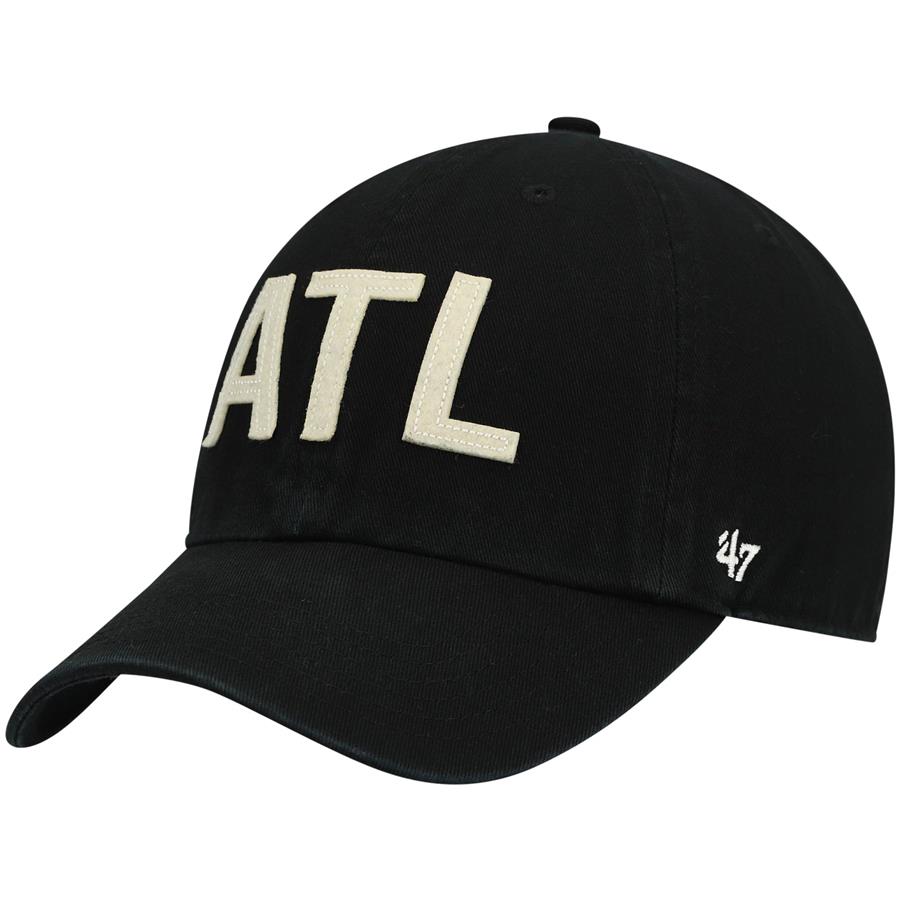 Atlanta Falcons '47 Women's Finley Clean Up Adjustable Hat - Black