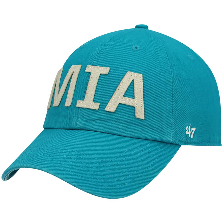 Miami Dolphins '47 Women's Finley Clean Up Adjustable Hat - Aqua