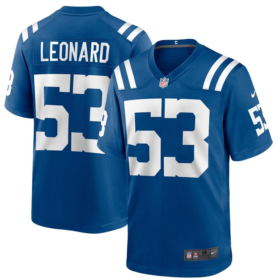 Darius Leonard Indianapolis Colts Nike Game Jersey - Royal