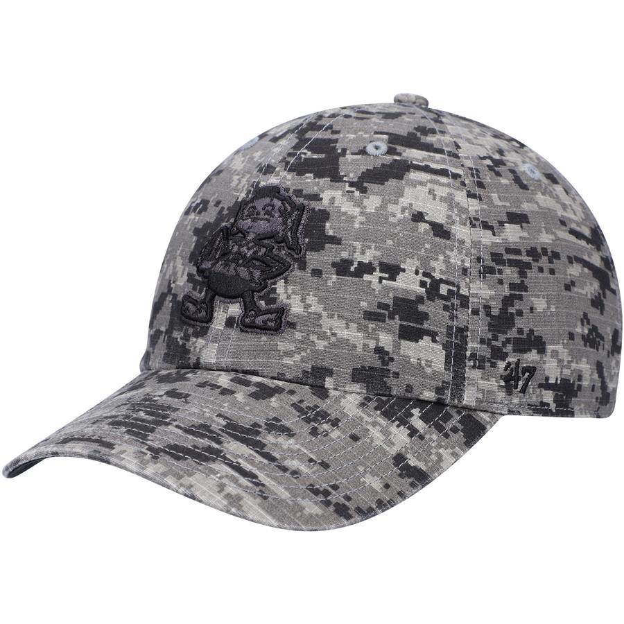 Cleveland Browns '47 Phalanx Clean Up Adjustable Hat - Digital Camo