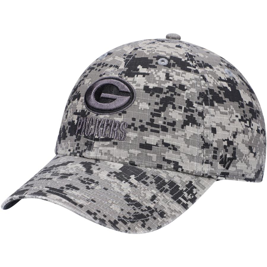 Green Bay Packers '47 Phalanx Clean Up Adjustable Hat - Digital Camo