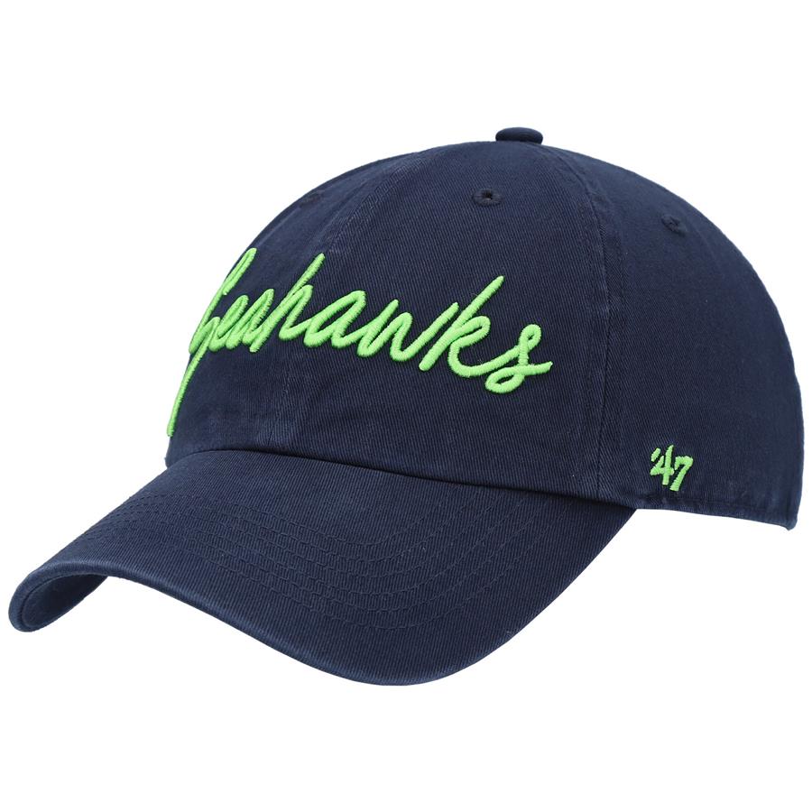 Seattle Seahawks '47 Women's Vocal Clean Up Adjustable Hat - College Navy
