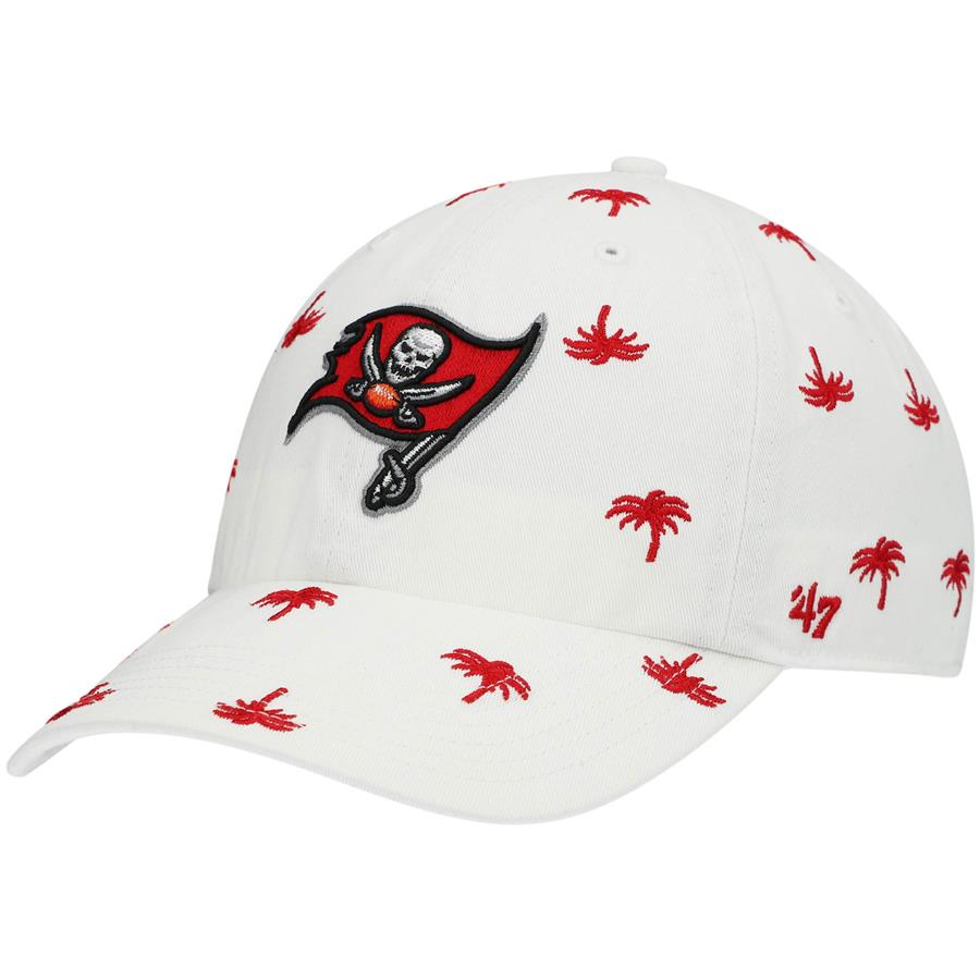 Tampa Bay Buccaneers '47 Women's Confetti Clean Up Adjustable Hat - White