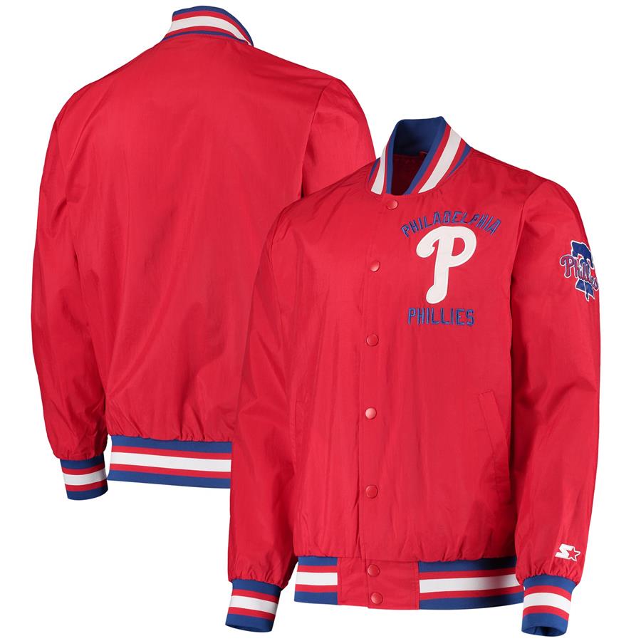Philadelphia Phillies Starter The Jett III Full-Snap Jacket - Red