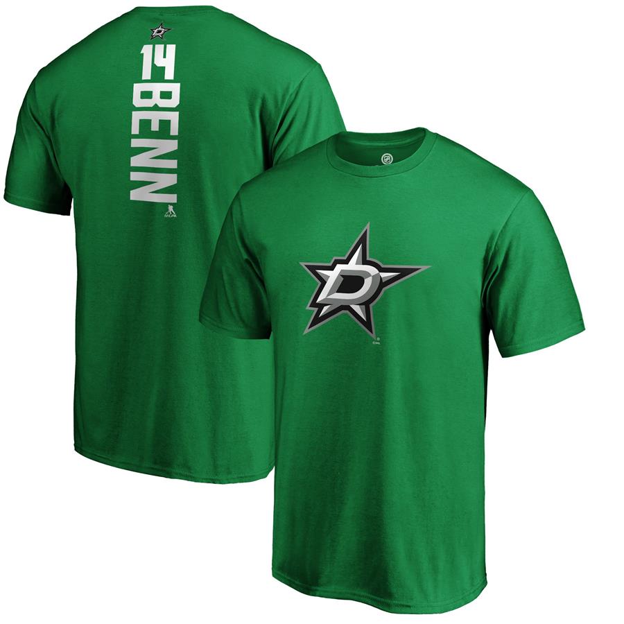 Jamie Benn Dallas Stars Fanatics Branded Playmaker T-Shirt - Kelly Green
