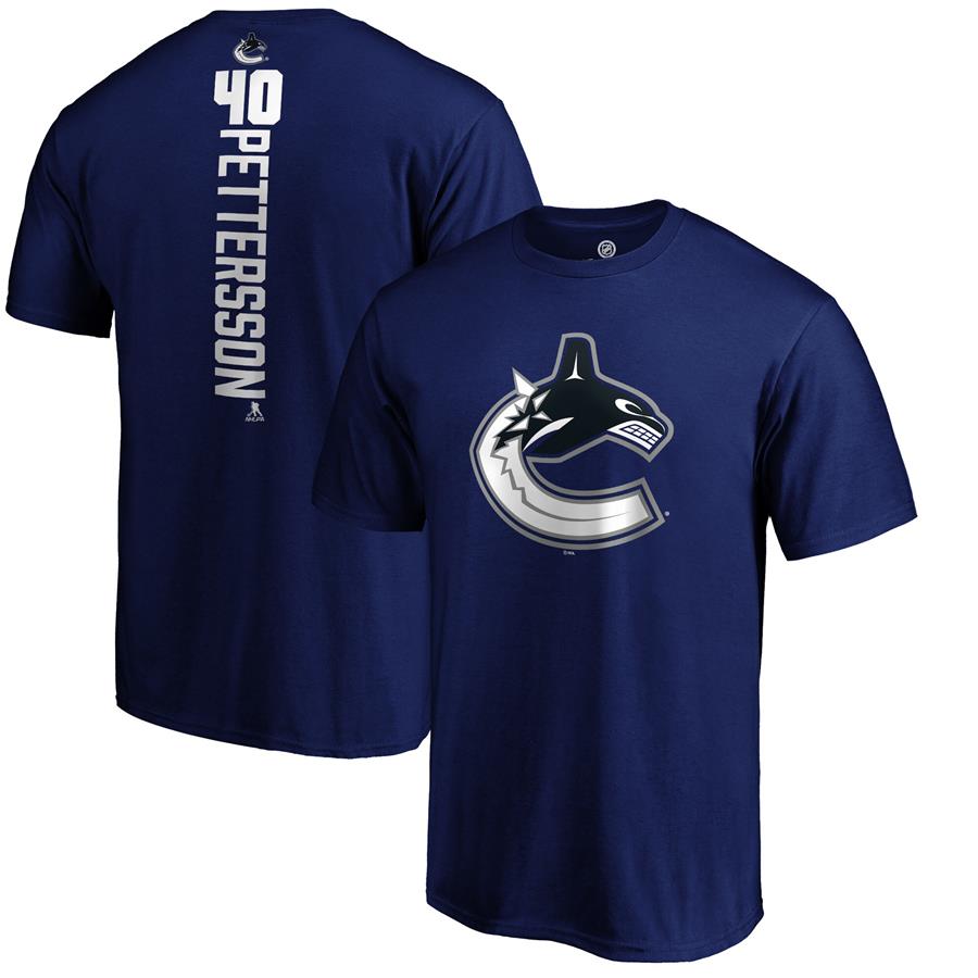 Elias Pettersson Vancouver Canucks Fanatics Branded Playmaker T-Shirt - Royal