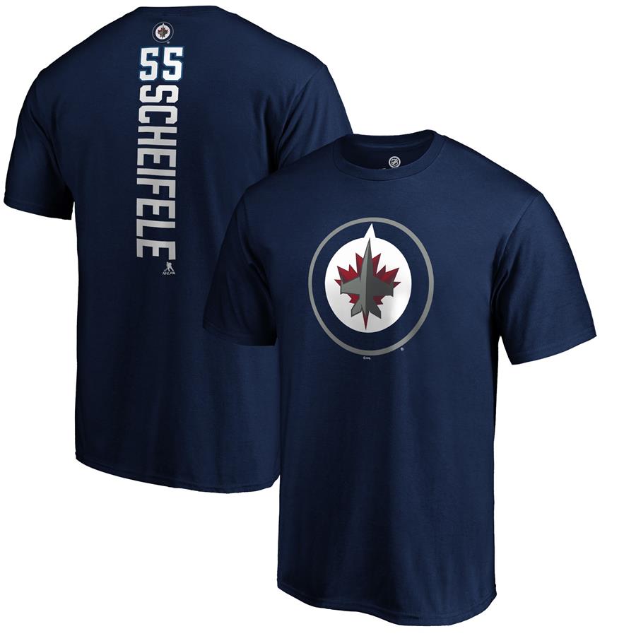 Mark Scheifele Winnipeg Jets Fanatics Branded Playmaker T-Shirt - Navy