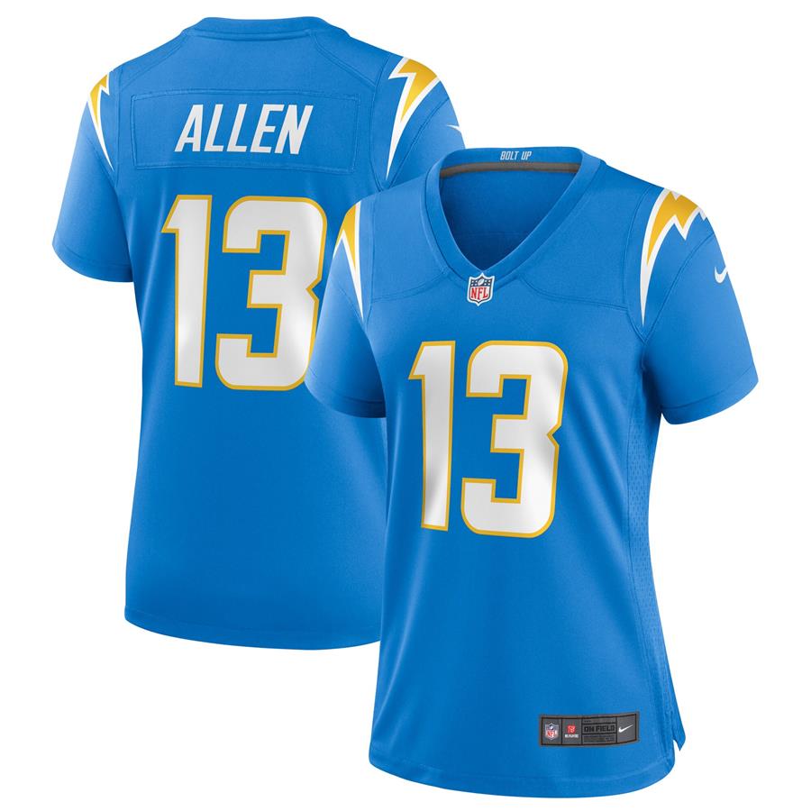 Женское джерси Keenan Allen Los Angeles Chargers Nike Game (голубой)