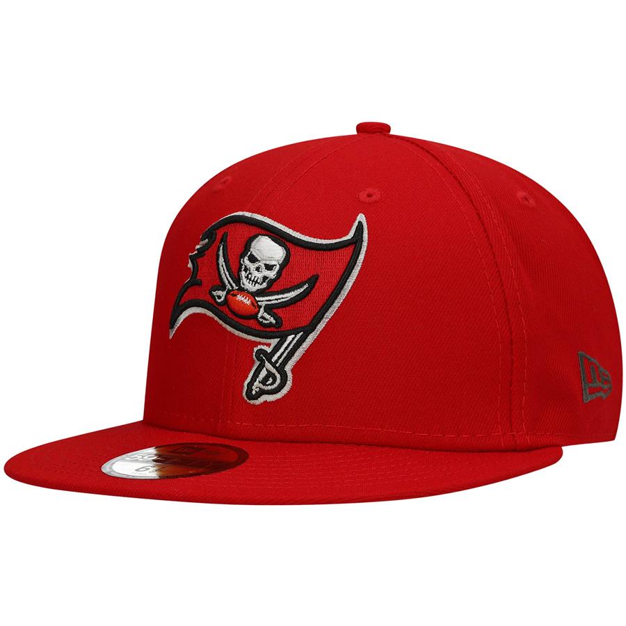 Tampa Bay Buccaneers New Era Team Basic 59FIFTY Fitted Hat - Red