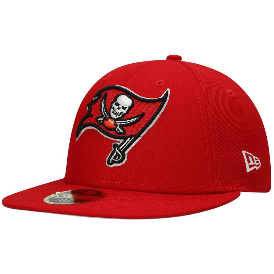 Tampa Bay Buccaneers New Era Basic Low Profile 59FIFTY Fitted Hat - Red