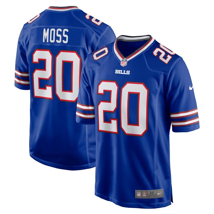 Zack Moss Buffalo Bills Nike Game Player Jersey - Royal