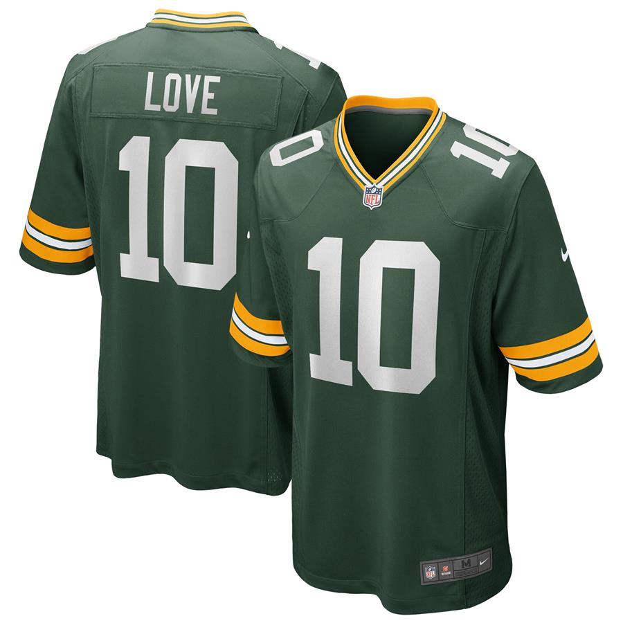 Jordan Love Green Bay Packers Nike Game Jersey - Green