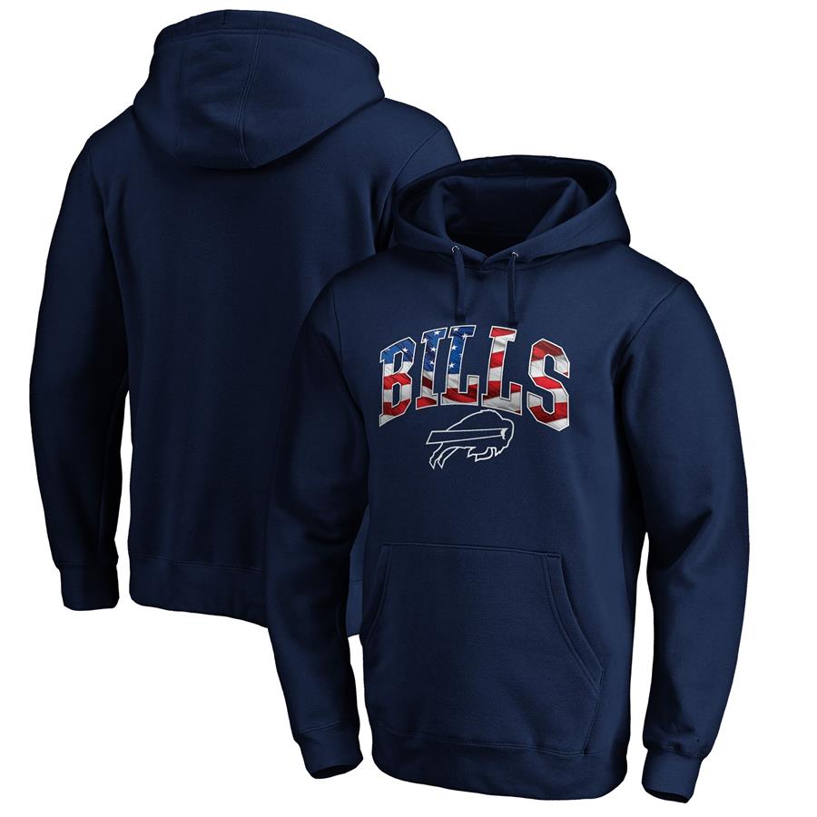 Buffalo Bills Fanatics Branded Banner Wave Pullover Hoodie - Navy