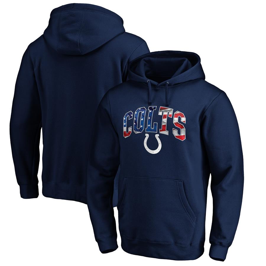 Indianapolis Colts Fanatics Branded Banner Wave Pullover Hoodie - Navy