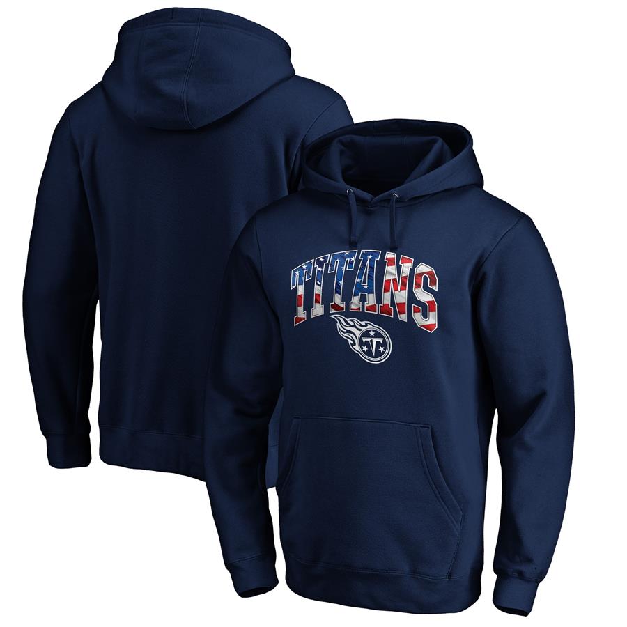 Tennessee Titans Fanatics Branded Banner Wave Pullover Hoodie - Navy