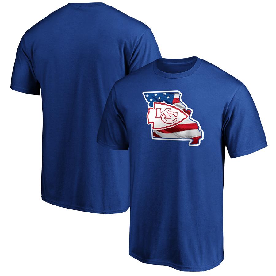 Kansas City Chiefs Fanatics Branded Banner State T-Shirt - Royal