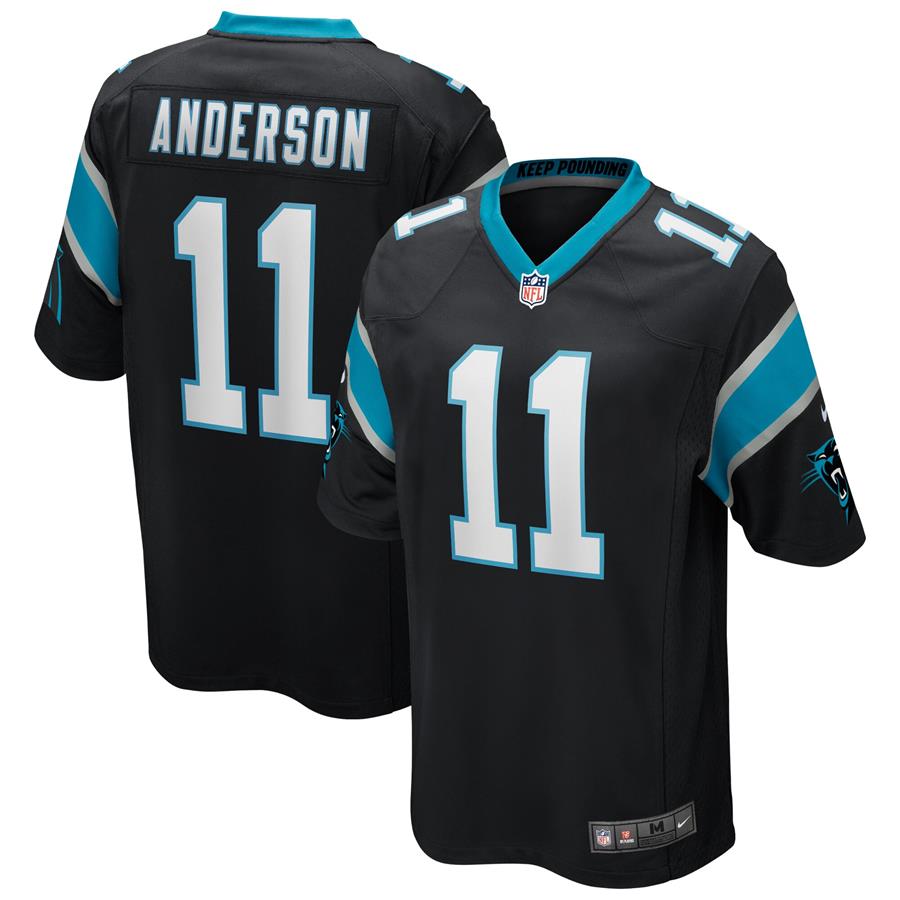 Robby Anderson Carolina Panthers Nike Game Player Jersey - Black