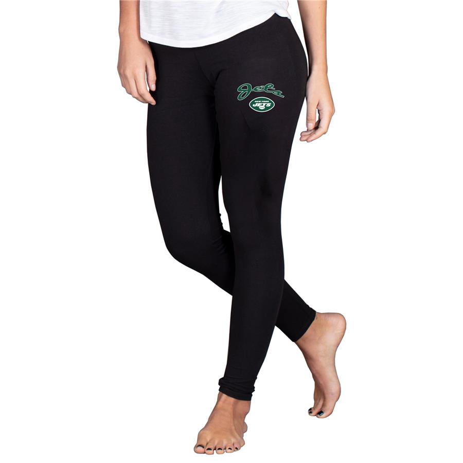 New York Jets Concepts Sport Women's Fraction Leggings - Black