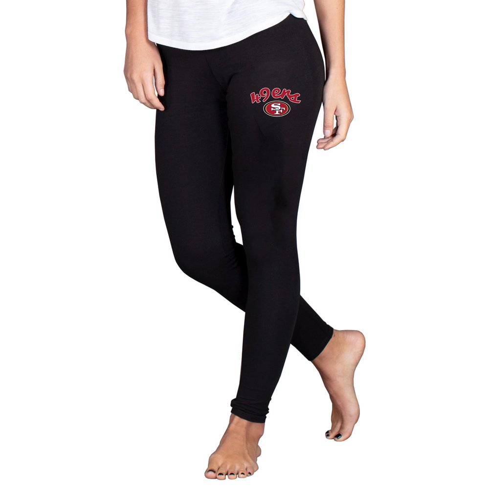 San Francisco 49ers Concepts Sport Women's Fraction Leggings - Black