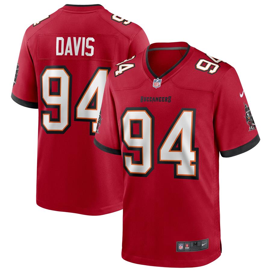 Khalil Davis Tampa Bay Buccaneers Nike Player Game Jersey - Red