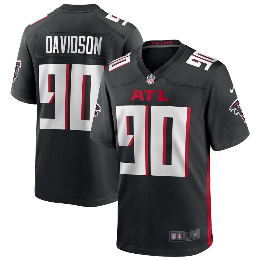 Marlon Davidson Atlanta Falcons Nike Player Game Jersey - Black