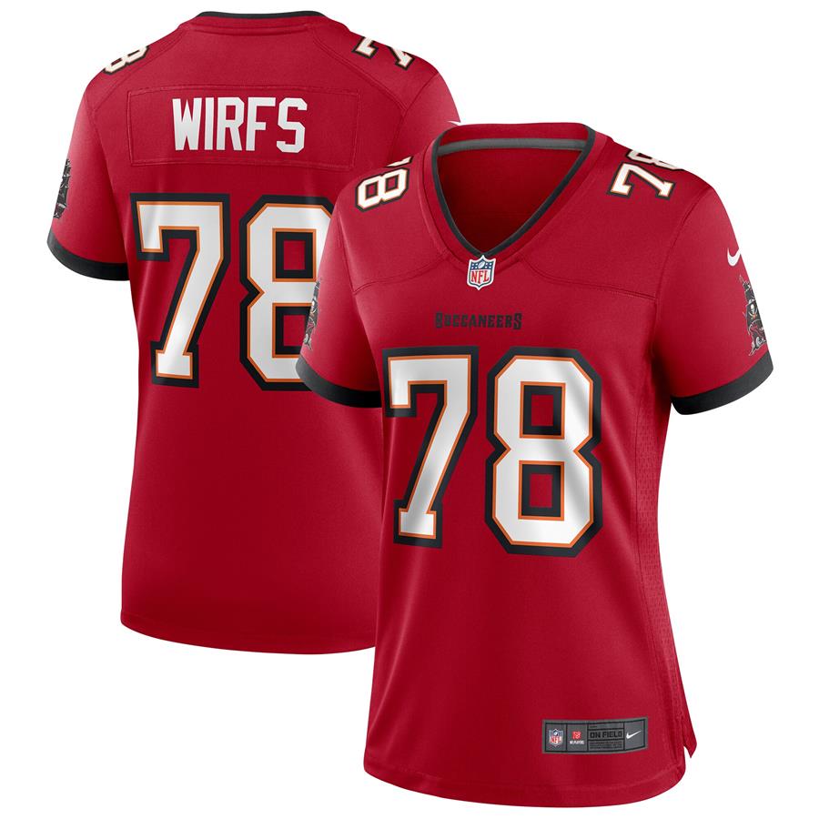 Tristan Wirfs Tampa Bay Buccaneers Nike Women's Game Jersey - Red