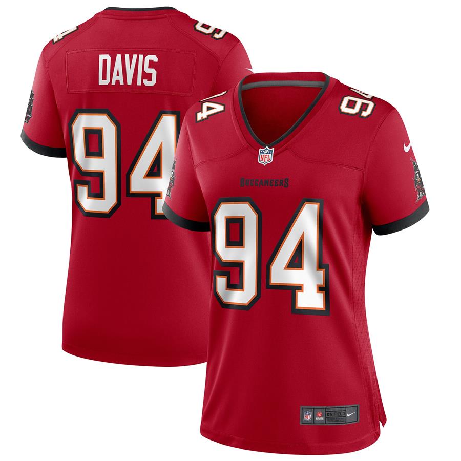 Khalil Davis Tampa Bay Buccaneers Nike Women's Game Jersey - Red