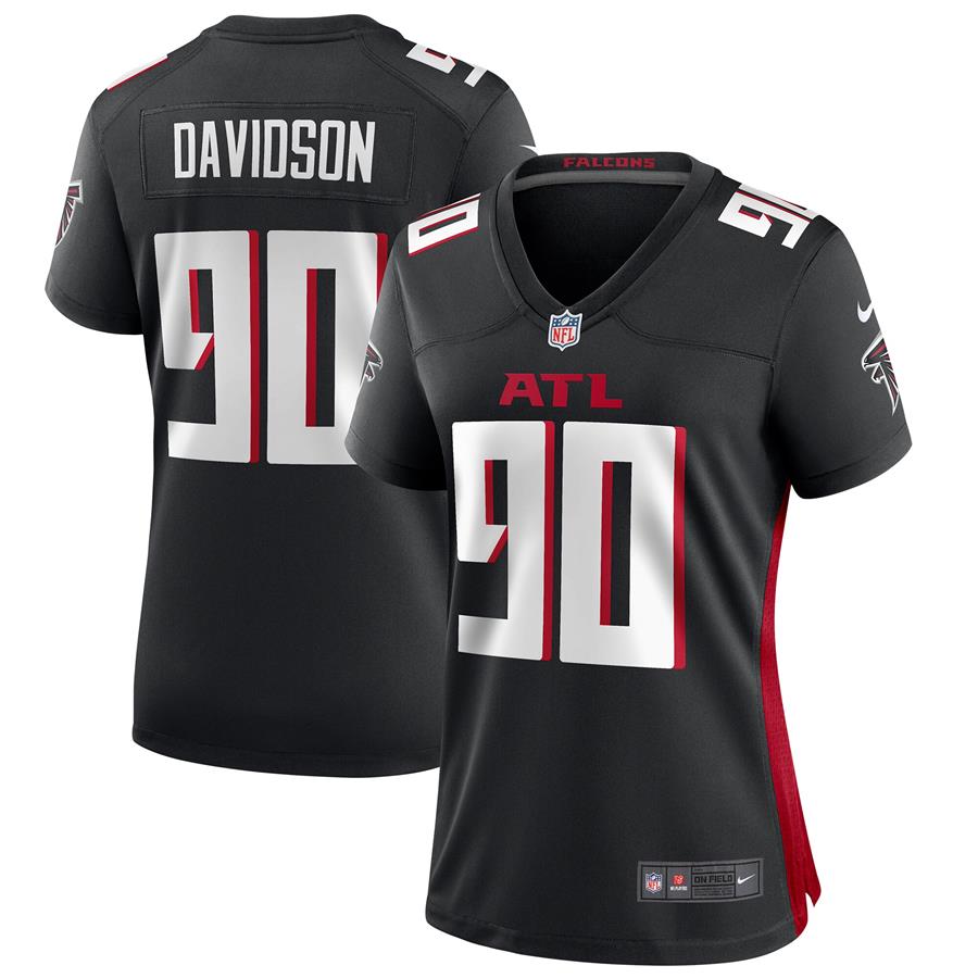 Marlon Davidson Atlanta Falcons Nike Women's Game Jersey - Black
