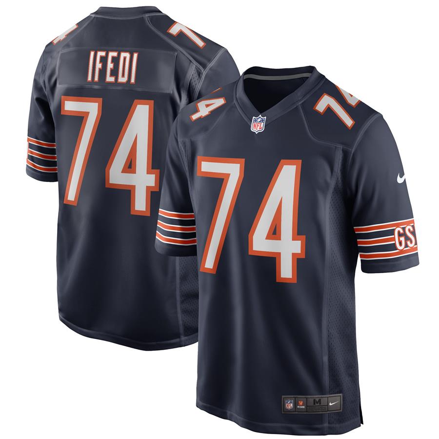 Germain Ifedi Chicago Bears Nike Game Player Jersey - Navy
