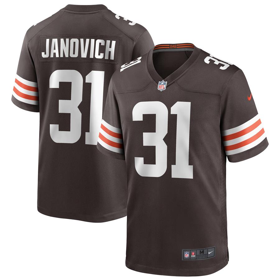 Andy Janovich Cleveland Browns Nike Game Player Jersey - Brown