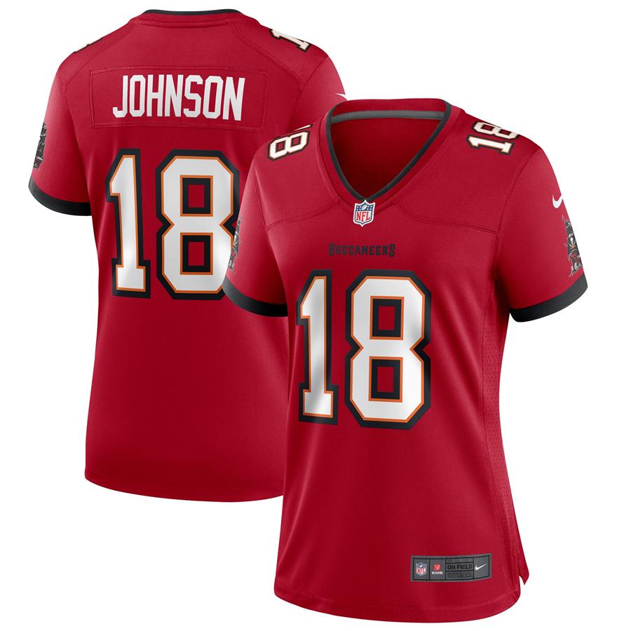 Tyler Johnson Tampa Bay Buccaneers Nike Women's Player Game Jersey - Red