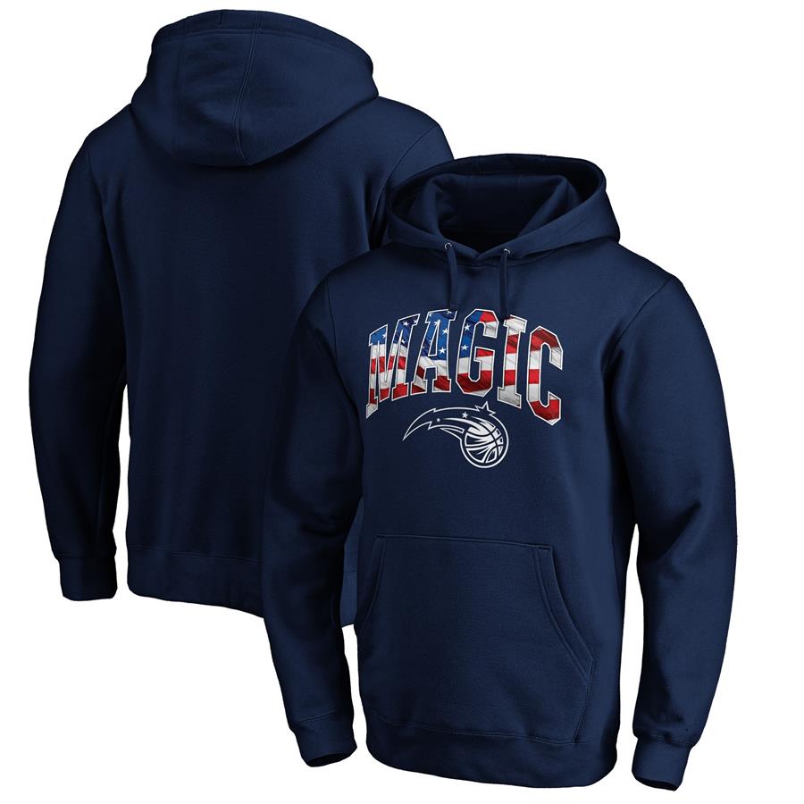 Orlando Magic Fanatics Branded Banner Wave Pullover Hoodie - Navy