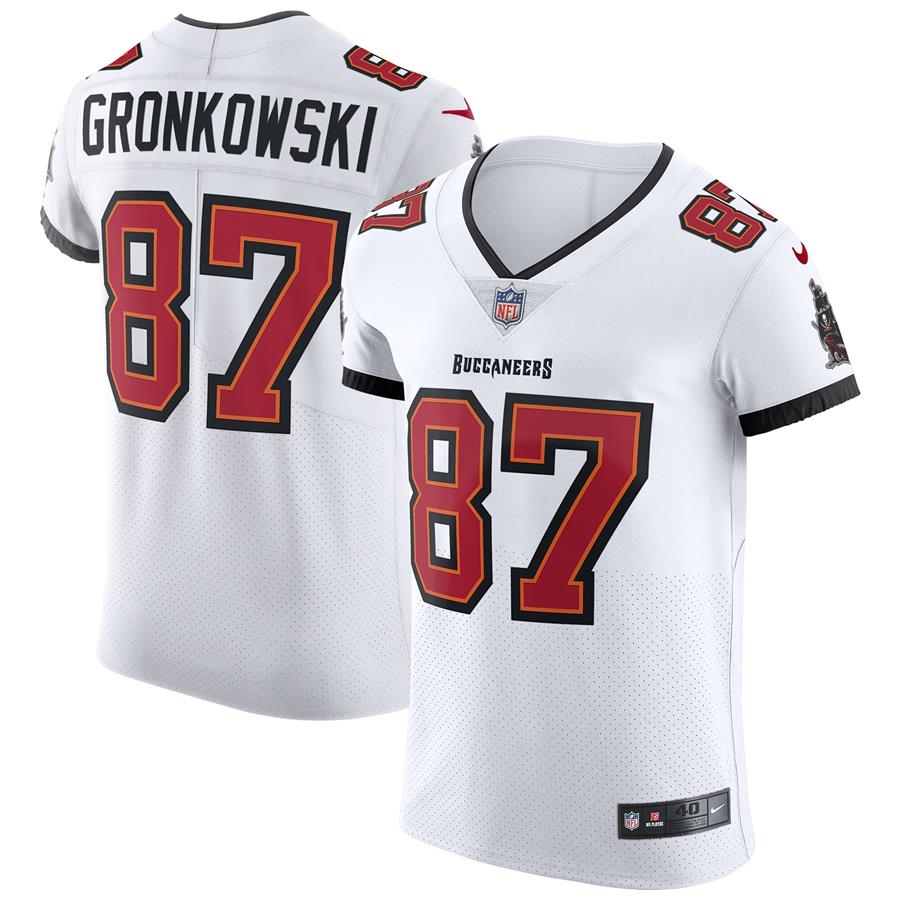 Rob Gronkowski Tampa Bay Buccaneers Nike Vapor Elite Jersey - White