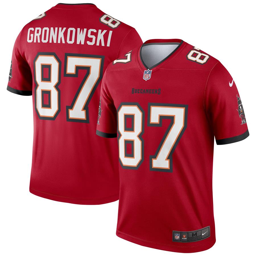 Rob Gronkowski Tampa Bay Buccaneers Nike Legend Jersey - Red