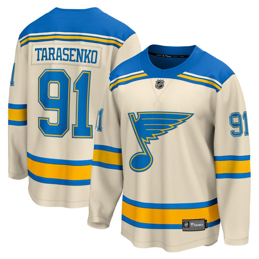 Vladimir Tarasenko St. Louis Blues Fanatics Branded 2022 Winter Classic Breakaway Player Jersey - Cream