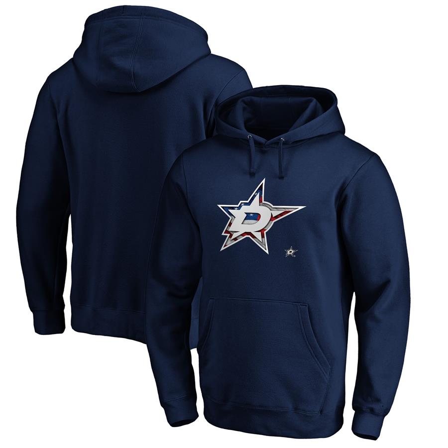 Худи Dallas Stars Fanatics Branded Banner Wave Logo (тёмно-синий)