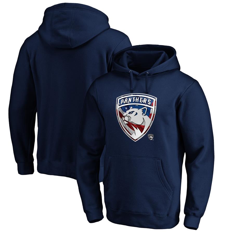 Худи Florida Panthers Fanatics Branded Banner Wave Logo (тёмно-синий)