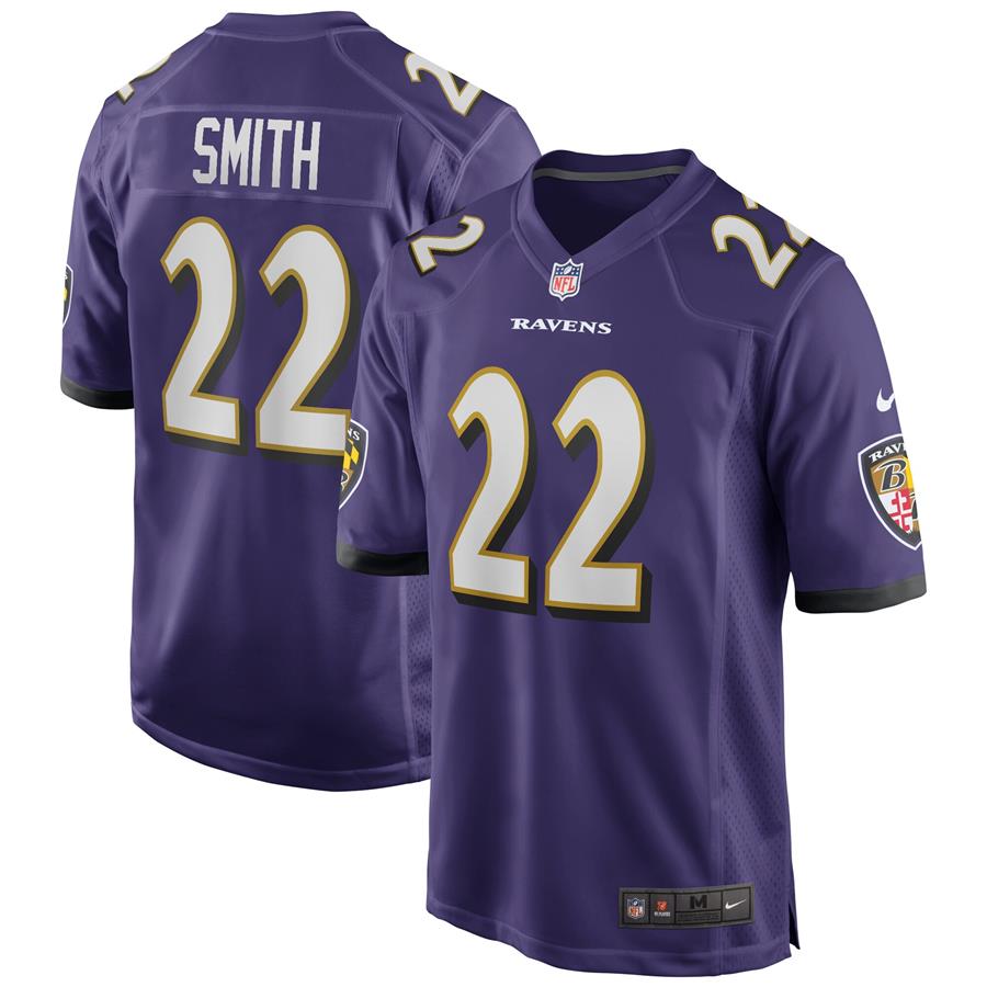 Jimmy Smith Baltimore Ravens Nike Team Game Jersey - Purple