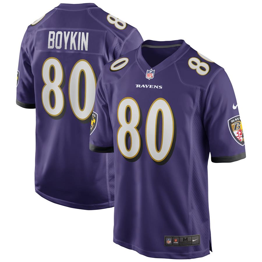 Miles Boykin Baltimore Ravens Nike Team Game Jersey - Purple