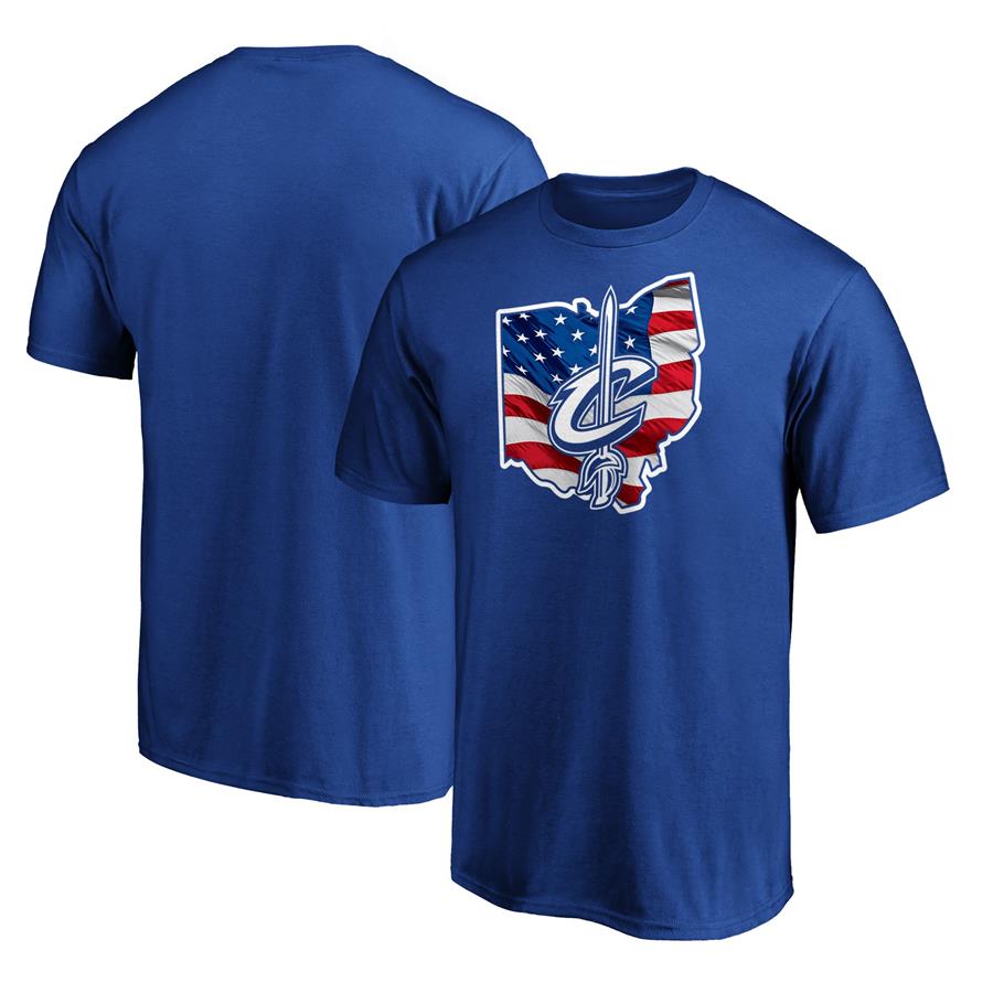 Cleveland Cavaliers Fanatics Branded Banner State T-Shirt - Royal