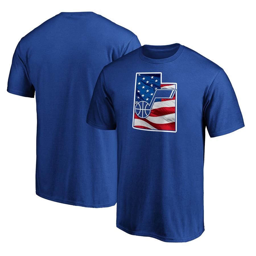 Utah Jazz Fanatics Branded Banner State T-Shirt - Royal