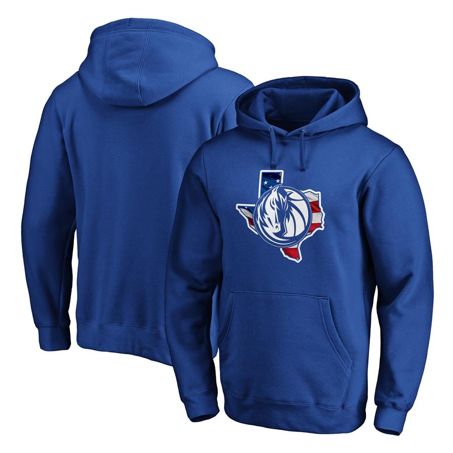 Dallas Mavericks Fanatics Branded Banner State Pullover Hoodie - Royal