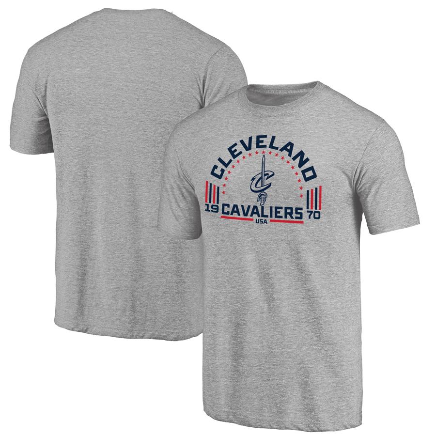 Cleveland Cavaliers Fanatics Branded Team Freedom Tri-Blend T-Shirt - Gray