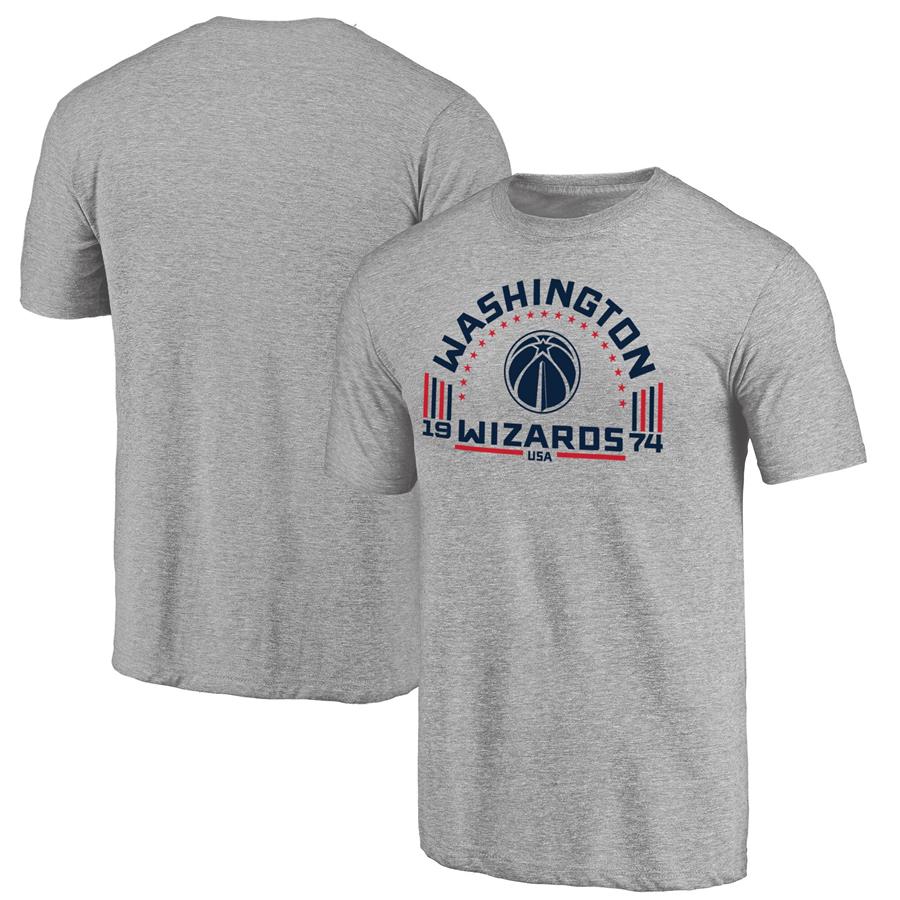 Washington Wizards Fanatics Branded Team Freedom Tri-Blend T-Shirt - Gray